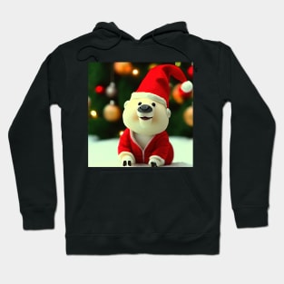 Capybara Christmas Claymation Hoodie